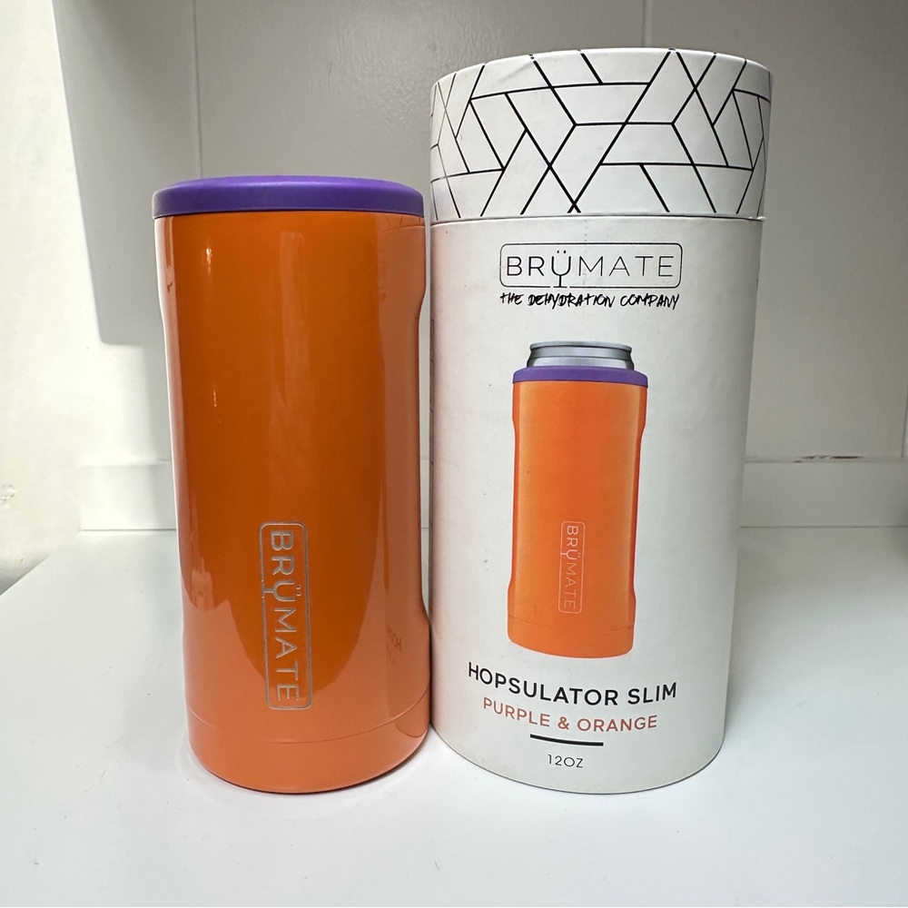 Brumate Hopsulator Slim in Orange and Purple